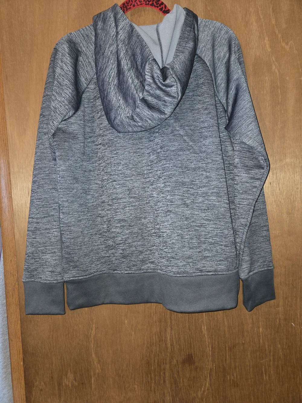 Under Armour Women's Large Gray Hoodie with Pink Logo